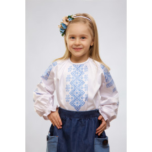 Набір бісеру Preciosa для вишивки бісером до заготовки дитячої блузки – вишиванки на 1-3 років Мамина ніжність (БД017пБ28ннb)