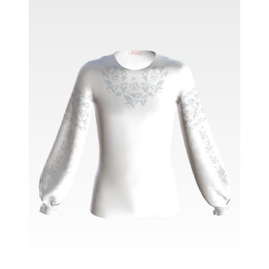 Пошита дитяча блузка-вишиванка Весільні пари для вишивки бісером і нитками (БД025кБ3801)