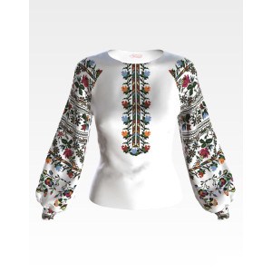 Набір ниток DMC для вишивки хрестиком до заготовки жіночої блузки – вишиванки Сокальська весільна БЖ133пБннннh