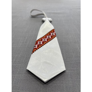 Краватка для хлопчиків вишитий машинною вишивкою хрестиком ХК002пБ0725_066