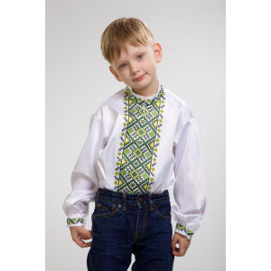 Пошита дитяча сорочка-вишиванка Жито для вишивки бісером і нитками (СД013кБ3601)