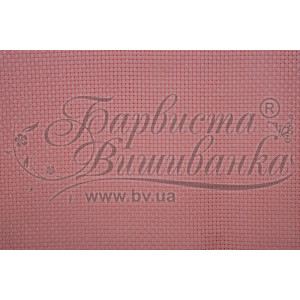 Aida 14 ct Рожева (54кл.) Bestex, 150см, (100% бавовна), вартість вказано за 0,75 м.пог. (ФА145хП1475)
