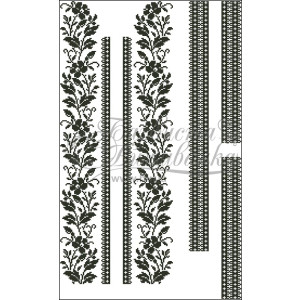 Набір ниток DMC для вишивки хрестиком до заготовки чоловічої сорочки – вишиванки Сокальська квітка (СЧ056пБннннh)