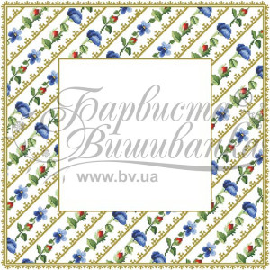 Набір бісеру Preciosa для вишивки бісером до схеми для вишивання скатертини Квіткові Візерунки (ТР037пБ5959b)
