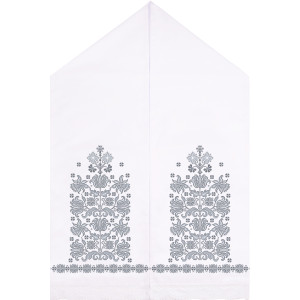 Набір для вишивки нитками Барвиста Вишиванка Весільний рушник 48х250 (ТР057пн5099i)