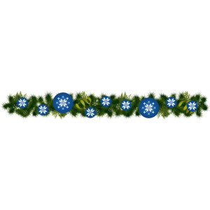 Схема Новорічна скатертина-доріжка Чарівний настрій для вишивки бісером і нитками на габардині. (ТР615пБ9915)