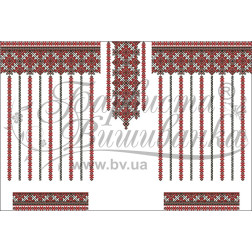 Набір ниток DMC для вишивки хрестиком до заготовки жіночої блузки – вишиванки Львівська БЖ104пБннннh