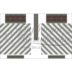 Набір ниток DMC для вишивки хрестиком до заготовки жіночої блузки – вишиванки Борщівська БЖ122пБннннh