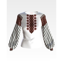 Набір ниток DMC для вишивки хрестиком до заготовки жіночої блузки – вишиванки Мамине благословення БЖ136пБннннh