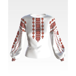 Набір ниток DMC для вишивки хрестиком до заготовки жіночої блузки – вишиванки Елегантність БЖ142пБннннh