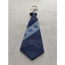 Краватка для хлопчиків вишитий машинною вишивкою хрестиком ХК004пУ0725_058