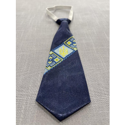 Краватка для хлопчиків вишитий машинною вишивкою хрестиком ХК007пУ0725_059