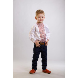 Пошита дитяча сорочка-вишиванка Жито для вишивки бісером і нитками (СД009кБ3201)