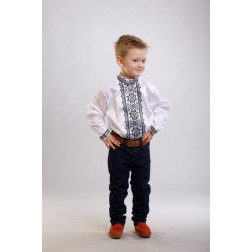 Пошита дитяча сорочка-вишиванка Стильна для вишивки бісером і нитками (СД017кБ3201)