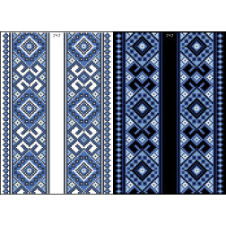 Набір бісеру Preciosa для вишивки бісером до схеми для вишивання на водорозчинному клейовому флізеліні Канва з нанесеним малюнком (ФЛ242гн2030b)