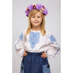 Дівчача блузка-вишиванка (ДБ678лБ4001)
