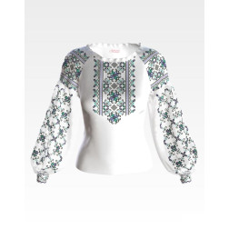 Набір ниток DMC для вишивки хрестиком до заготовки жіночої блузки – вишиванки  Ніжність весни (ЖЕ041кБннннh)