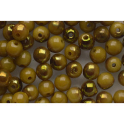 Round Beads 4mm(loose) : Luster - Lt. Beige PB1-04-LR13080-1