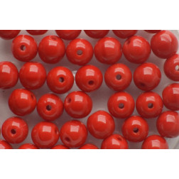 Round Beads 5 mm : Opal Red PB1-05-93210-1