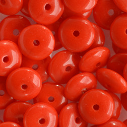 Rondell 6mm : Opaque Red PB34-06-93200-1