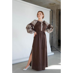 Пошите жіноче плаття – вишиванка БОХО для вишивання нитками Оригінальність (ПЕ012лК4201_006_040)