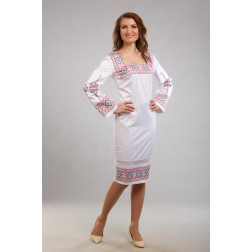 Пошита жіночої блузка-вишиванка Елегантна для вишивки бісером і нитками (ПЛ078кБ4409)