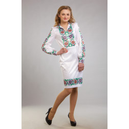 Заготовка жіночого плаття Буковинська сучасна для вишивки бісером (ПЛ099кБнннн)