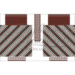 Набір ниток DMC для вишивки хрестиком до заготовки жіночої сукні – вишиванки Західне Поділля ПЛ113пБннннh