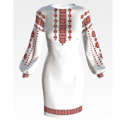 Набір бісеру Preciosa для вишивки бісером до заготовки жіночої сукні – вишиванки Елегантність (ПЛ142пБннннb)