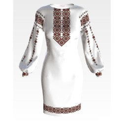 Набір ниток DMC для вишивки хрестиком до заготовки жіночої сукні – вишиванки Сучасність (ПЛ162пБннннh)