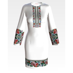 Набір ниток DMC для вишивки хрестиком до заготовки жіночої сукні – вишиванки Борщівська традиція (ПЛ167пБннннh)