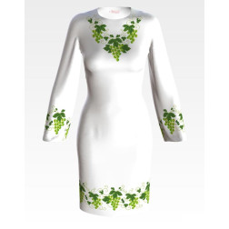 Набір ниток DMC для вишивки хрестиком до заготовки жіночої сукні – вишиванки Виноград (ПЛ193пБннннh)