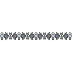 Набір ниток DMC для вишивки хрестиком до заготовки жіночої спідниці – вишиванки Загадкова СЖ125пБннннh