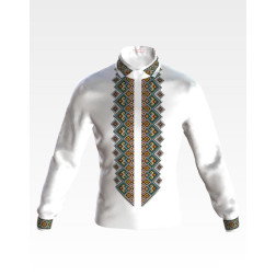 Набір ниток DMC для вишивки хрестиком до заготовки чоловічої сорочки – вишиванки Квітуче Прикарпаття (СЧ081пБннннh)