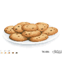 Набір для вишивки бісером Барвиста Вишиванка Домашнє печиво 33х22 (ТК091пн3322k)