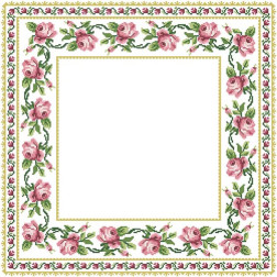 Набір для вишивки бісером Барвиста Вишиванка скатертини Рожеві Троянди 75х75 (ТР038пБ5656k)