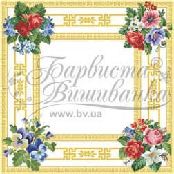 Набір бісеру Preciosa для вишивки бісером до схеми для вишивання скатертини Безконечник ТР039пБ5858b