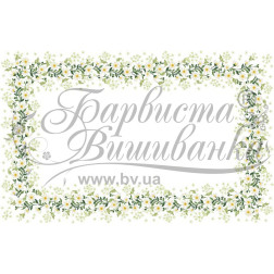 Набір бісеру Preciosa для вишивки бісером до схеми для вишивання скатертини Весняні Ромашки ТР041аБ9999b