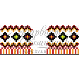 Набір бісеру Preciosa для вишивки бісером до схеми для вишивання Рушничок для Весільних букетів та декору (ТР094пн1025b)
