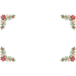Набір ниток DMC для вишивки хрестиком до схеми для вишивання скатертини Різдвяна (ТР783аБ9999h)