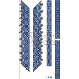 Набір ниток DMC для вишивки хрестиком до заготовки чоловічої вставки для сорочки – вишиванки Берегиня (ВЧ037пБннннh)