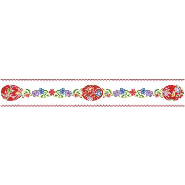 Схема Великодня скатертина-доріжка для вишивки бісером і нитками на тканині (ТР247пБ9916)
