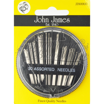 30 Assorted Needle - Компактний набір з 30 ручних швейних голок (JJ80000)