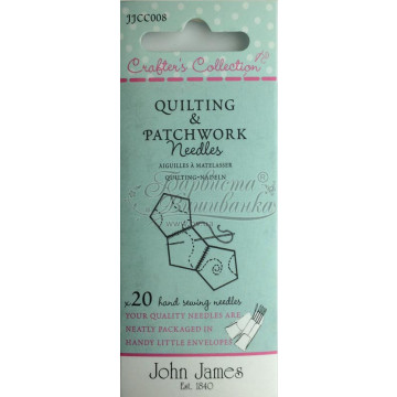 Quilting & Patchwork - Набір голок для квілтінгу та печворку (Розмір 3/7) (JJCC008)