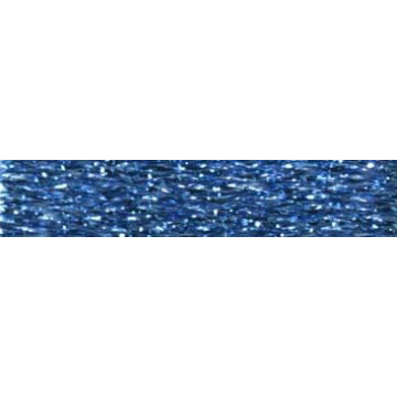 Madeira Metallic crystal blue №10, 2-х жильні, спіраль 20 м. (Perle333)