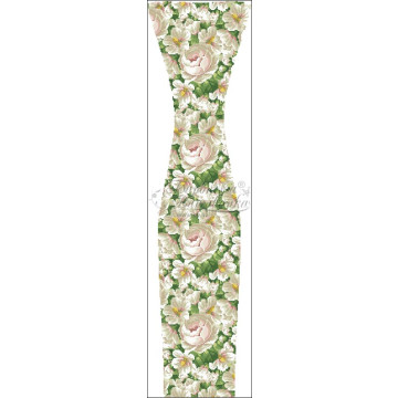Набір ниток DMC для вишивки хрестиком до заготовки жіночої сукні – вишиванки Білі мальви і троянди ПЛ190пБннннh