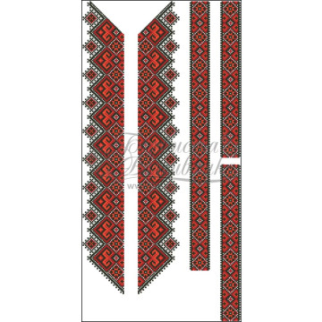 Набір ниток DMC для вишивки хрестиком до заготовки чоловічої сорочки – вишиванки Берегиня (СЧ050пБннннh)