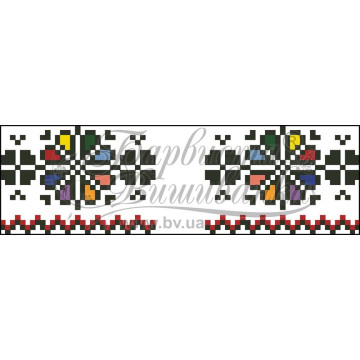 Набір бісеру Preciosa для вишивки бісером до схеми для вишивання Рушничок для Весільних букетів та декору (ТР052пн1025b)