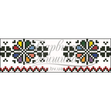 Набір ниток DMC для вишивки хрестиком до схеми для вишивання Рушничок для Весільних букетів та декору (ТР052пн1025h)