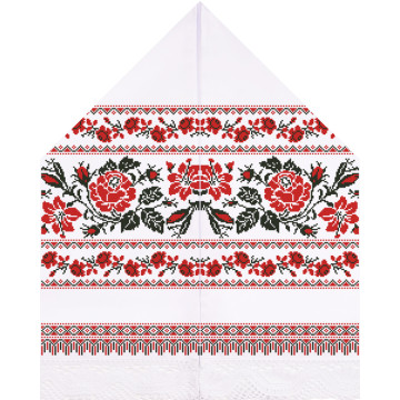 Набір для вишивки нитками Барвиста Вишиванка Рушник для Весільних Ікон 28х120 (ТР125пн3099i)